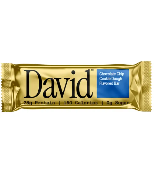 David Chocolate Chip Cookie Dough Protein Bar